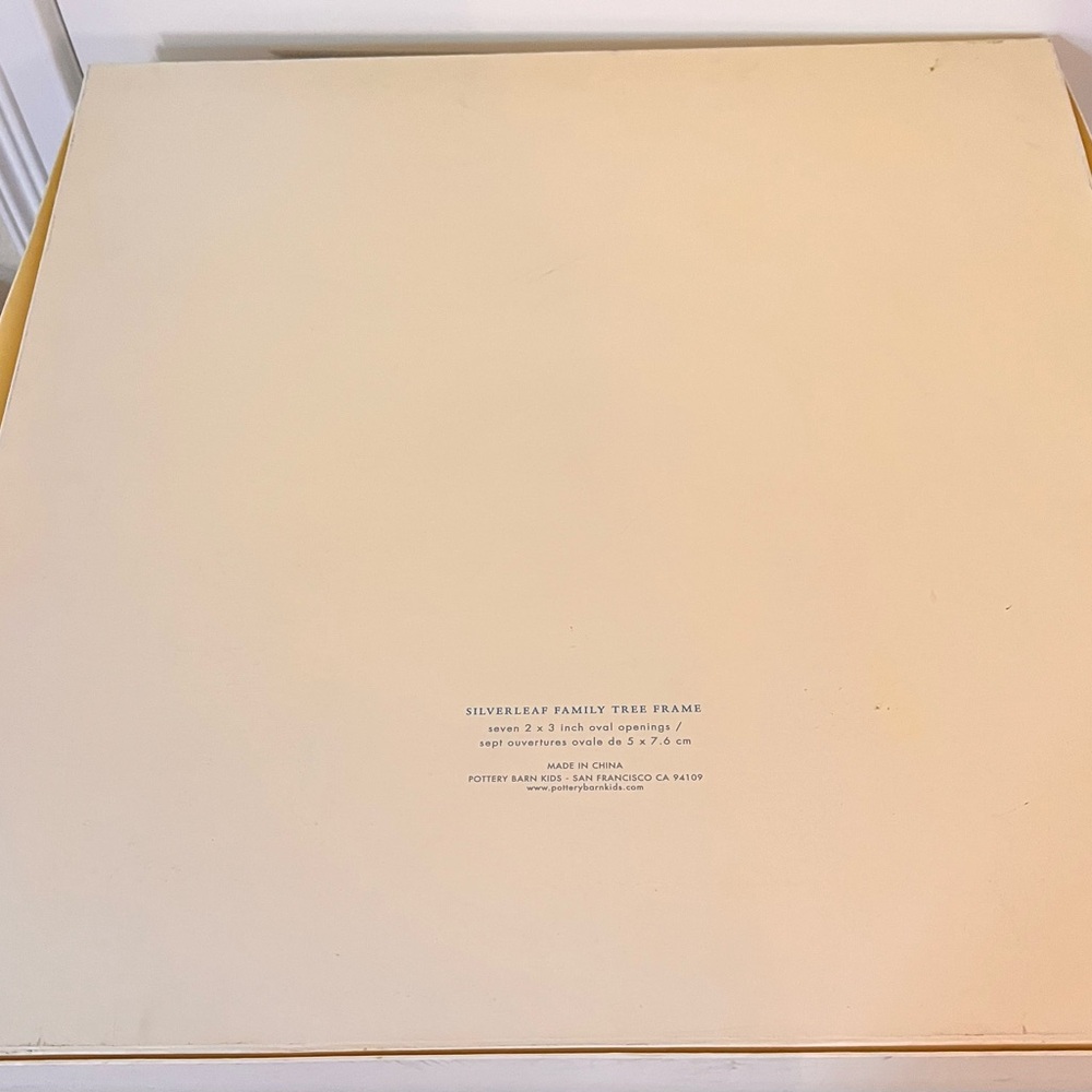 Pottery Barn Kids Silver Family Tree Frame with 7 Oval Photo Openings - Picture 6 of 7